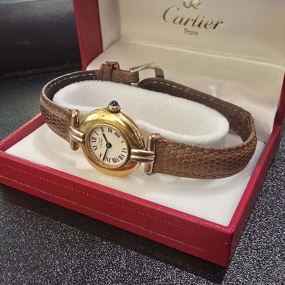 Vintage Must de Cartier Vermeil Watch – Paris - Picture 5 of 7
